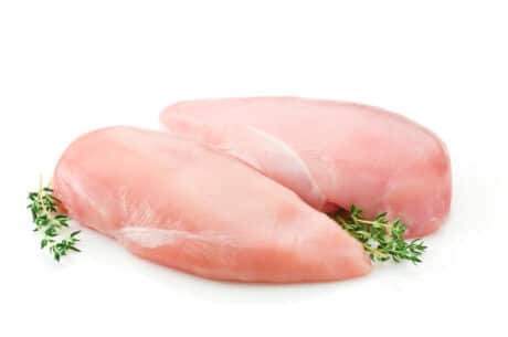อกไก่ (ไร้หนัง) 450-500 กรัม