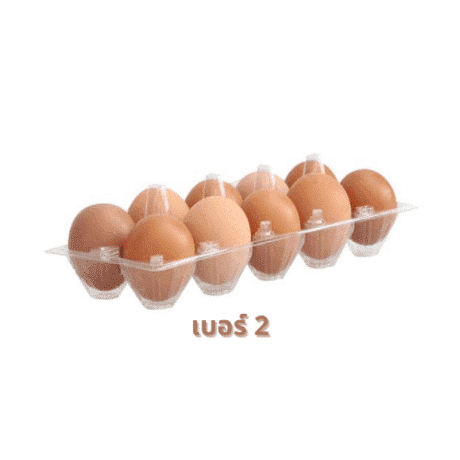 ไข่ไก่เบอร์ 2 (10 ฟอง)