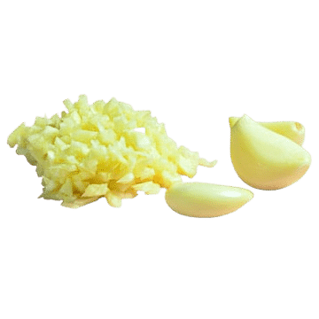 150-200 grams of chopped fresh garlic