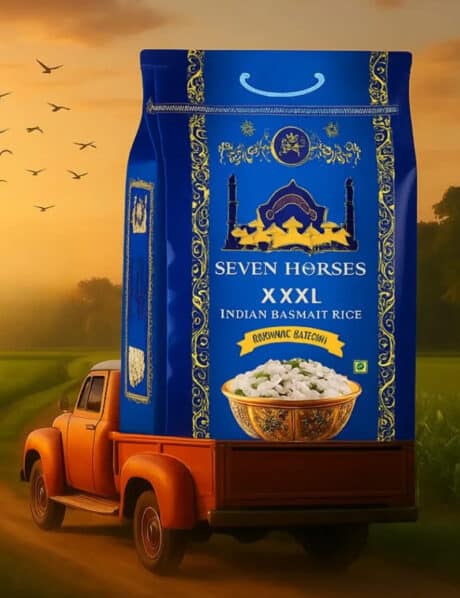 SEVEN HORSES XXXL INDIAN BASMATI RICE 5KG (BIRYANI'S SPECIAL)